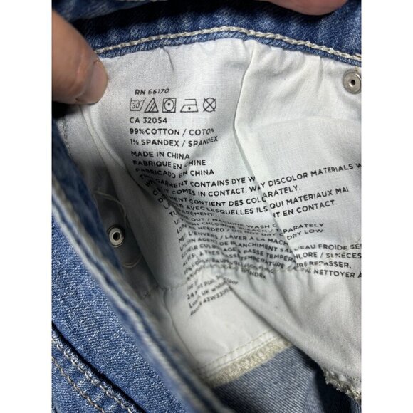 BDG Super High Rise Dolphin Jean Shorts Womens‎ 31W Fray Edge - Picture 4 of 5